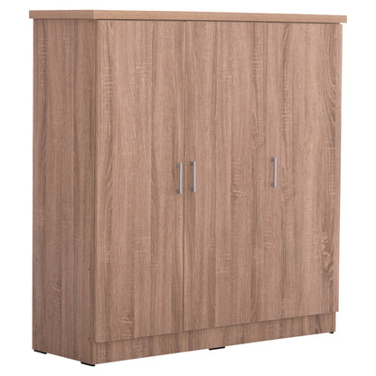 ΝΤΟΥΛΑΠΑ 3ΦΥΛΛΗ ΜΕ ΡΑΦΙΑ FUENTO SONAMA OAK ΜΕΛΑΜΙΝΗ 120-116x40x123,5