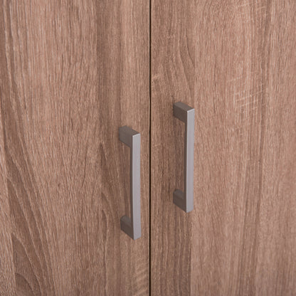 ΝΤΟΥΛΑΠΑ 3ΦΥΛΛΗ ΜΕ ΡΑΦΙΑ FUENTO SONAMA OAK ΜΕΛΑΜΙΝΗ 120-116x40x123,5