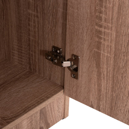 ΝΤΟΥΛΑΠΑ 3ΦΥΛΛΗ ΜΕ ΡΑΦΙΑ FUENTO SONAMA OAK ΜΕΛΑΜΙΝΗ 120-116x40x123,5