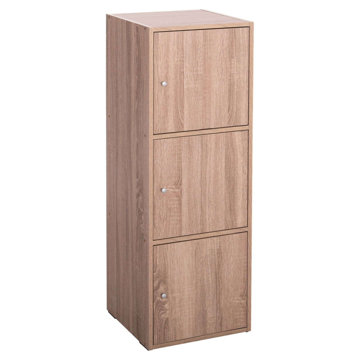 ΝΤΟΥΛΑΠΙ ΜΕ 3 ΑΠΟΘ. ΧΩΡΟΥΣ SORIANO SONAMA OAK ΜΕΛΑΜΙΝΗ 40x39x119