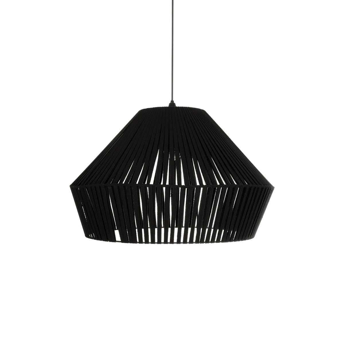 NUI 205-0062 Boho Κρεμαστό Φωτιστικό Οροφής με Ντουί 1 x E27 AC 220-240V IP20 - Μαύρο - M60 x Π60 x Υ41