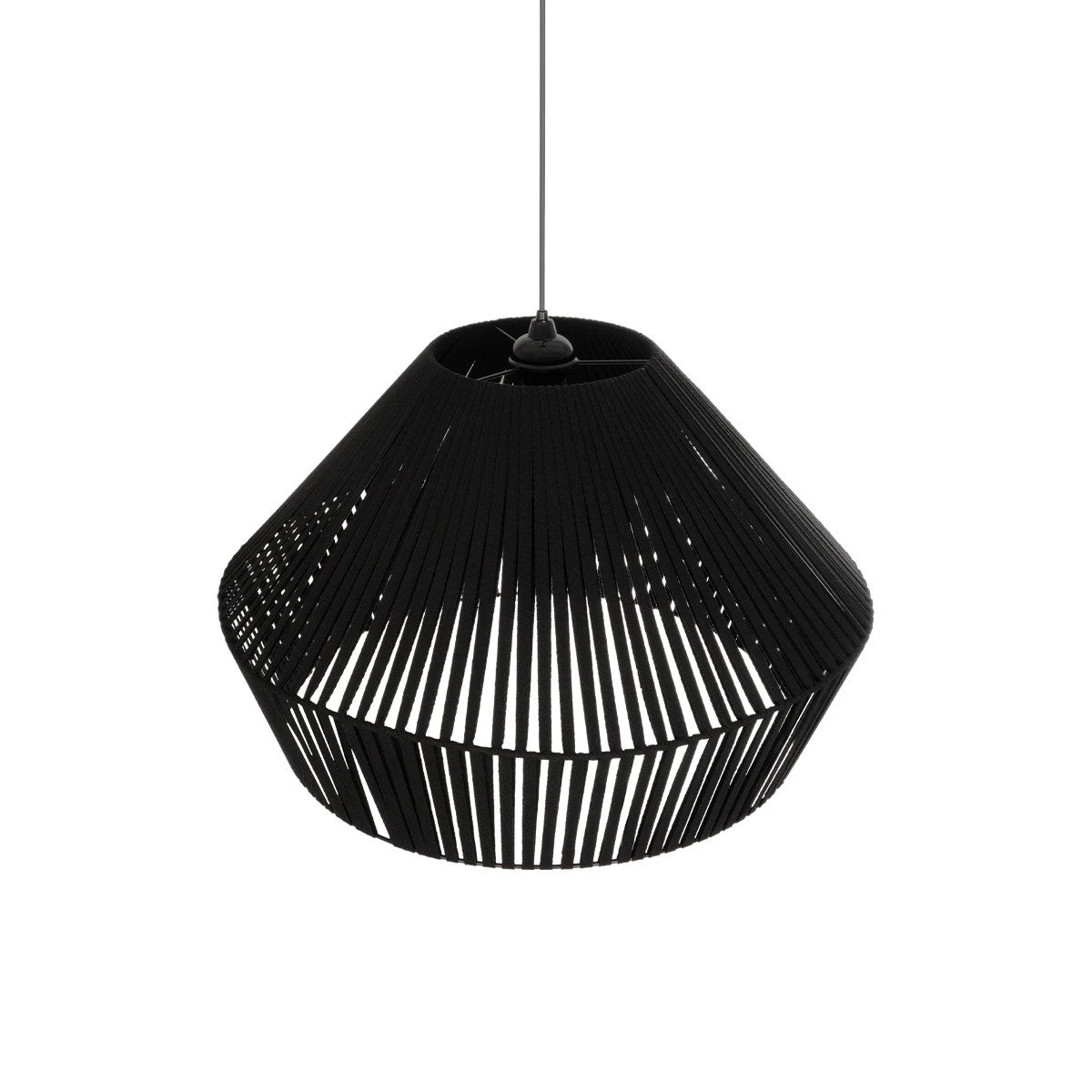 NUI 205-0062 Boho Κρεμαστό Φωτιστικό Οροφής με Ντουί 1 x E27 AC 220-240V IP20 - Μαύρο - M60 x Π60 x Υ41