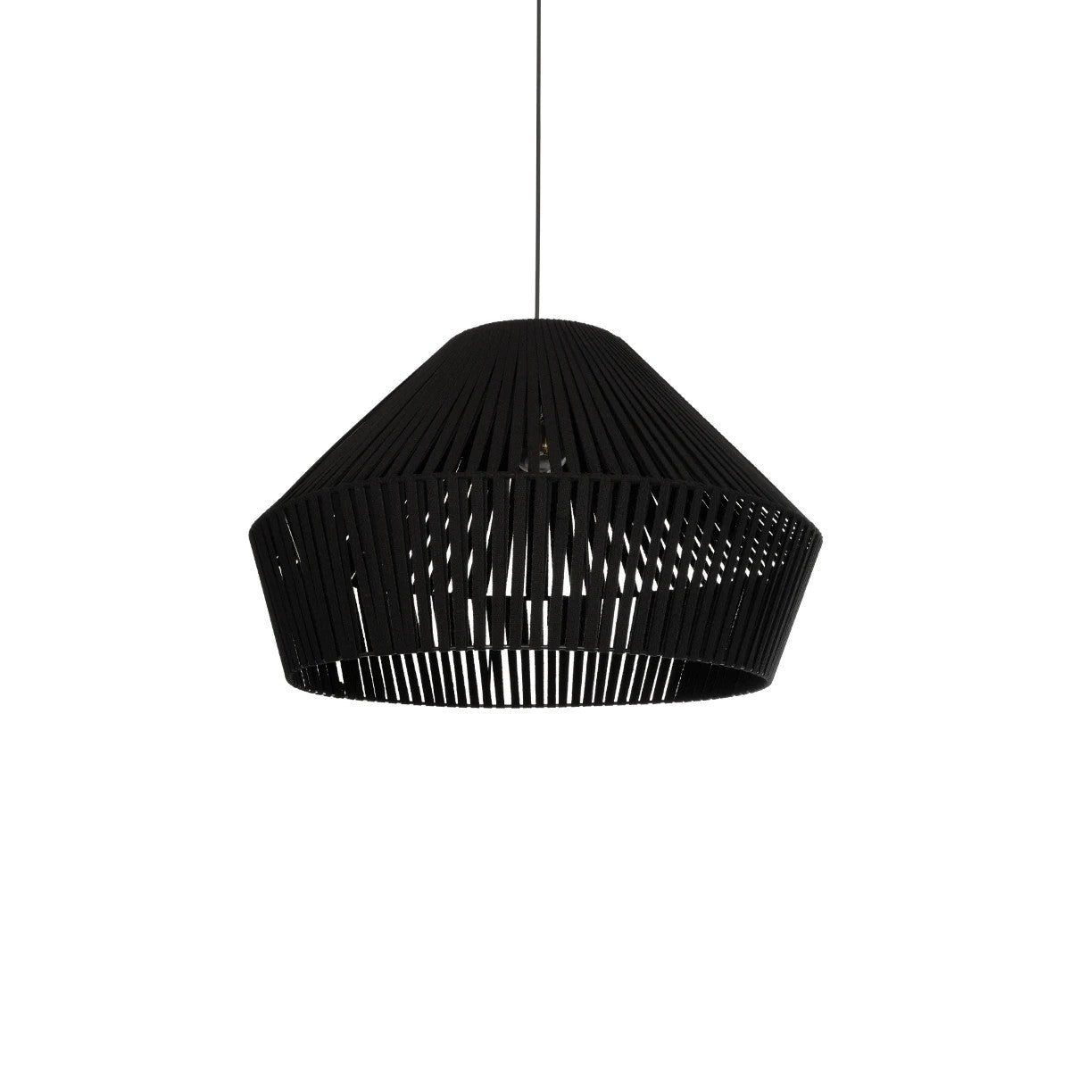 NUI 205-0062 Boho Κρεμαστό Φωτιστικό Οροφής με Ντουί 1 x E27 AC 220-240V IP20 - Μαύρο - M60 x Π60 x Υ41