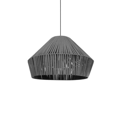 NUI 205-0066 Boho Κρεμαστό Φωτιστικό Οροφής με Ντουί 1 x E27 AC 220-240V IP20 - Γκρι - M60 x Π60 x Υ41