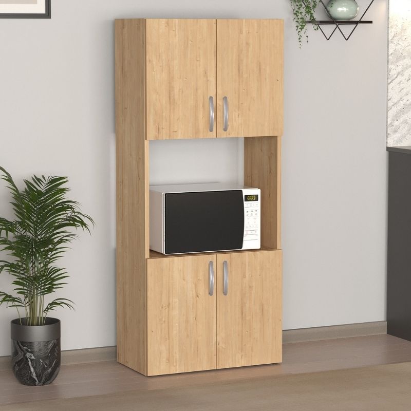 Ντουλάπα Κουζίνας Armado Χρώμα Sapphire Oak 60x32x140