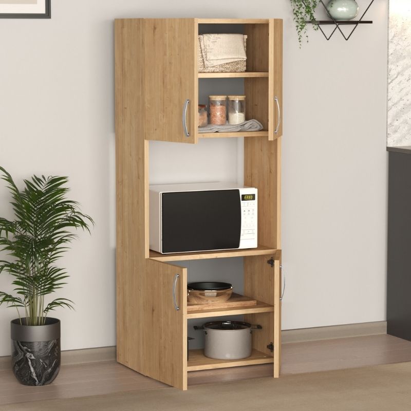 Ντουλάπα Κουζίνας Armado Χρώμα Sapphire Oak 60x32x140