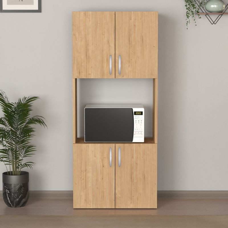 Ντουλάπα Κουζίνας Armado Χρώμα Sapphire Oak 60x32x140
