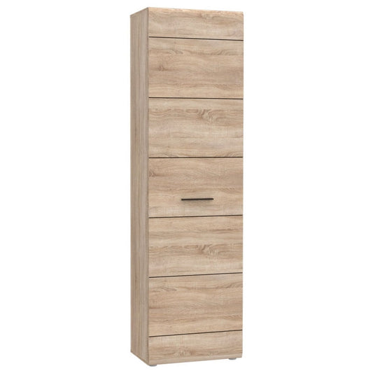 Ντουλάπα Μονόφυλλη Solo Sonoma με Wenge 45x58x197