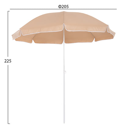 ΟΜΠΡΕΛΑ ΘΑΛΑΣΣΗΣ RANDALL 8 FIBERGLASS ΑΚΤΙΝΕΣ MOKA 2.2m