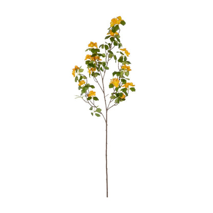 ORANGE APRICOT BRANCH 21325 Τεχνητό Διακοσμητικό Πορτοκαλί Κλαδί Ροδακινίας Y100cm
