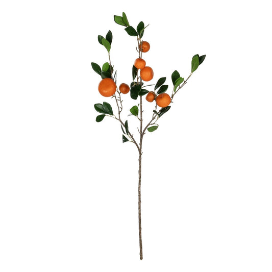 ORANGE FRUIT BRANCH 21435 Τεχνητό Διακοσμητικό Κλαδί Πορτακαλιά Y83cm
