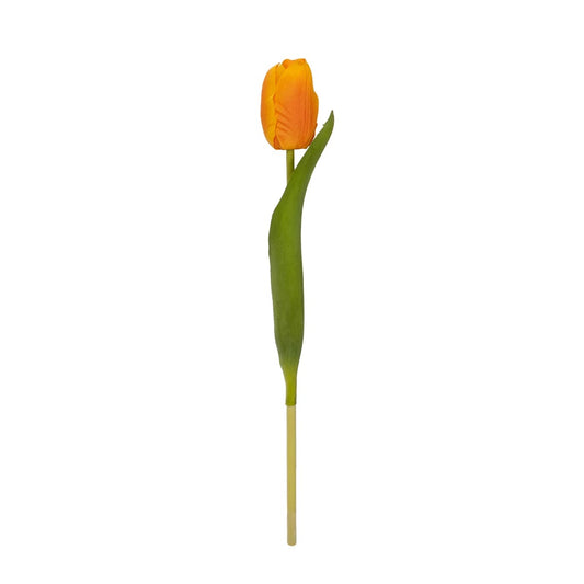 ORANGE TULIP BRANCH 21202 Τεχνητό Διακοσμητικό Κλαδί Πορτοκαλί Τουλίπα Y37cm