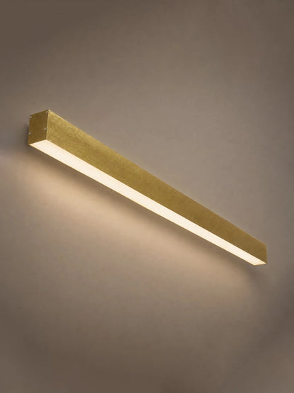 ORION KLV-101-0364-V2 Γραμμικό Φωτιστικό Οροφής LED 72W 7200lm 120° AC 220-240V IP20 Ρυθμιζόμενο Λευκό CCT με Χειριστήριο από 2700K έως 6000K Dimmable - Lumileds SMD Chip - Σατινέ Χρυσό Βούρτσας - Μ120 x Π5 x Υ7