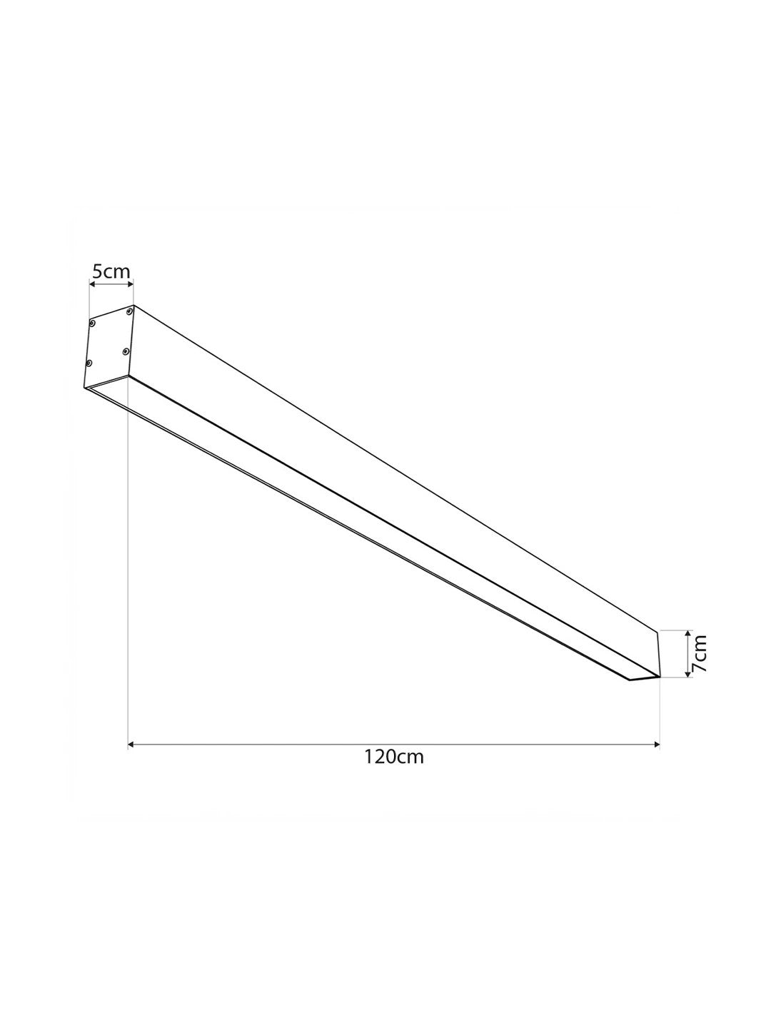 ORION KLV-101-0364-V2 Γραμμικό Φωτιστικό Οροφής LED 72W 7200lm 120° AC 220-240V IP20 Ρυθμιζόμενο Λευκό CCT με Χειριστήριο από 2700K έως 6000K Dimmable - Lumileds SMD Chip - Σατινέ Χρυσό Βούρτσας - Μ120 x Π5 x Υ7