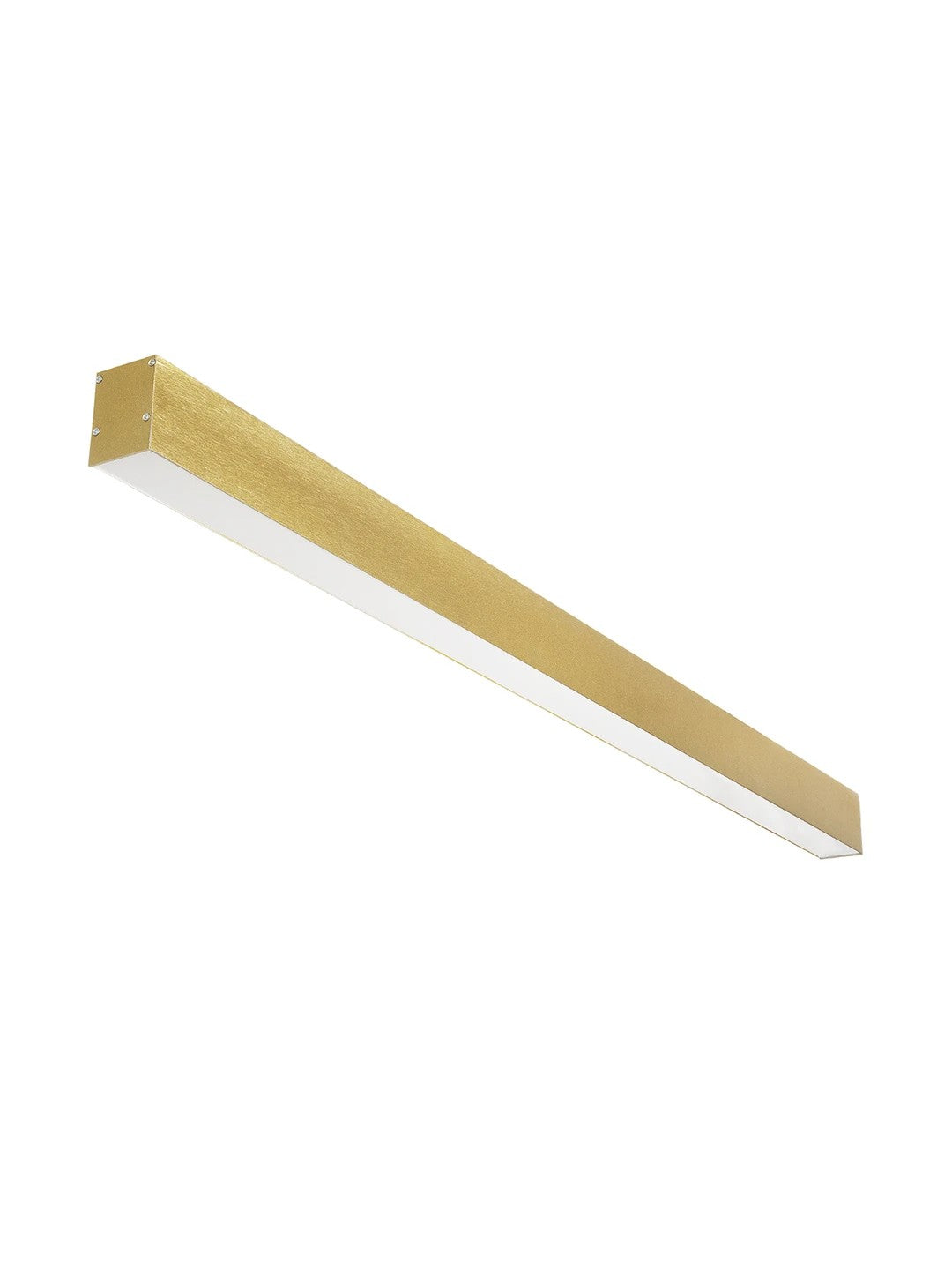 ORION KLV-101-0364-V2 Γραμμικό Φωτιστικό Οροφής LED 72W 7200lm 120° AC 220-240V IP20 Ρυθμιζόμενο Λευκό CCT με Χειριστήριο από 2700K έως 6000K Dimmable - Lumileds SMD Chip - Σατινέ Χρυσό Βούρτσας - Μ120 x Π5 x Υ7
