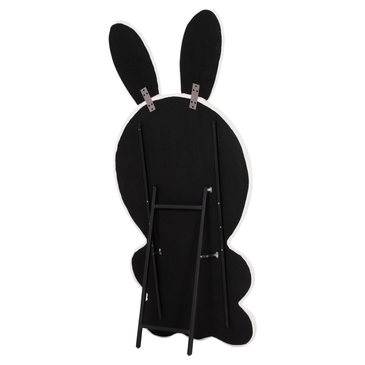 ΠΑΙΔΙΚΟΣ ΚΑΘΡΕΦΤΗΣ ΔΑΠΕΔΟΥ BUNNY MDF ΡΟΖ & ΛΕΥΚΟ ΜΑΥΡΟ STAND 80x162εκ