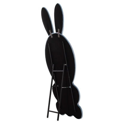 ΠΑΙΔΙΚΟΣ ΚΑΘΡΕΦΤΗΣ ΔΑΠΕΔΟΥ BUNNY MDF ΡΟΖ & ΜΠΛΕ ΜΑΥΡΟ STAND 80x162εκ
