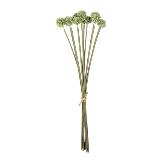 PALE GREEN DANDELION BOUQET 21362 Τεχνητό Διακοσμητικό Ταραξάκο Μπουκέτο Y54cm