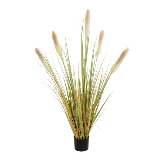 PAMPAS GRASS 21478 Τεχνητό Διακοσμητικό Φυτό Μπεζ & Πράσινο Πάμπας Μ90 x Π40 x Υ150