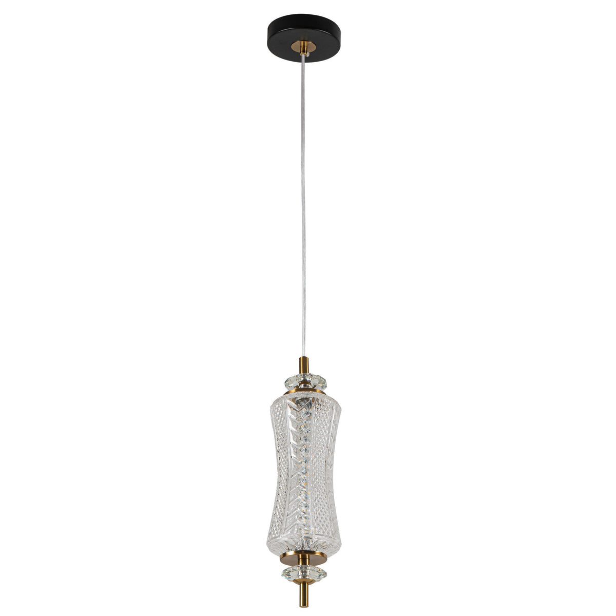 PDC 1287 TR 1/Φ ΜΑΚΡΟΣΤΕΝΟ ΓΥΑΛΙΝΟ LED-7W ΔΙΑΚΟΣΜΗΤΙΚΟ ΚΡΥΣΤΑΛΛΟ Φ10x36