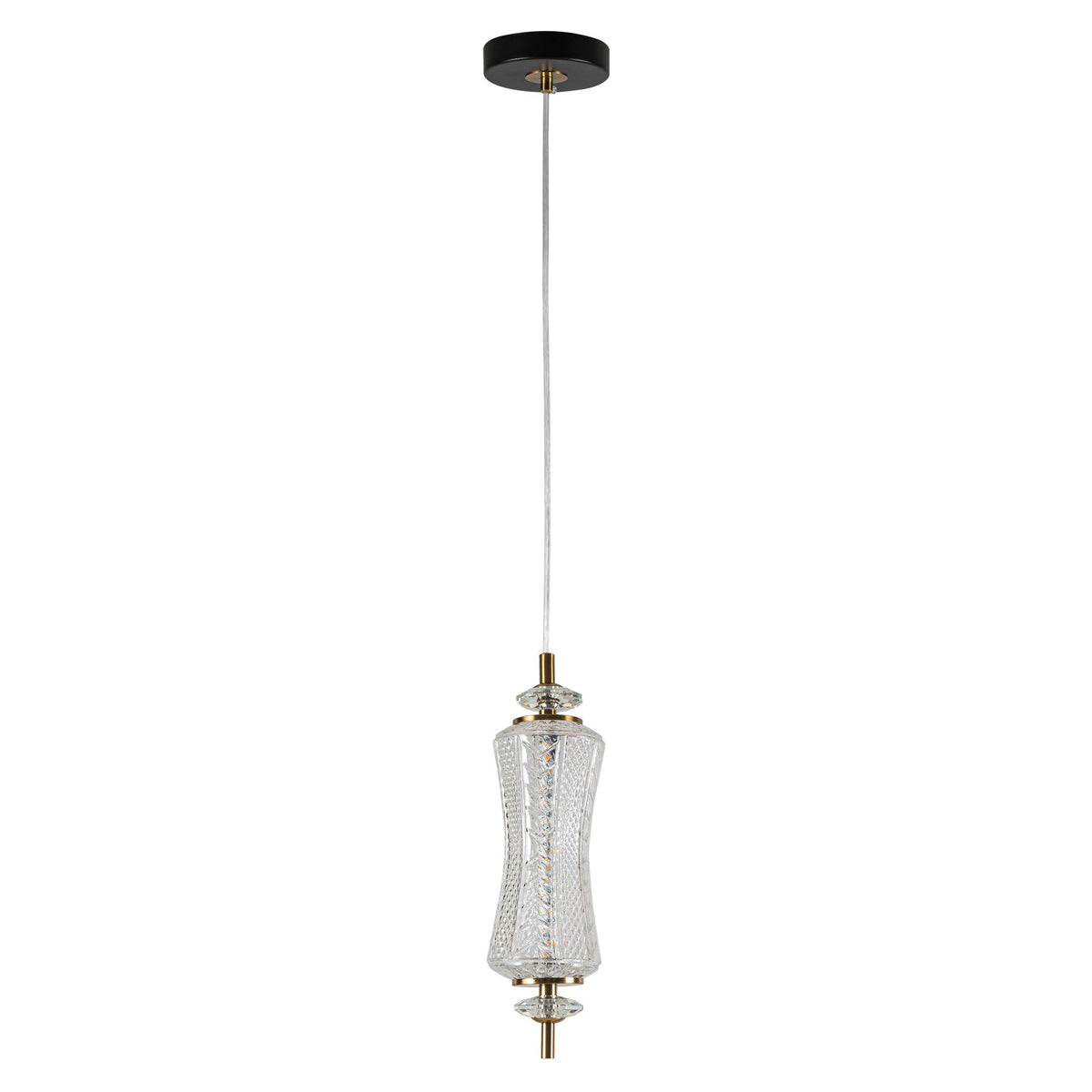 PDC 1287 TR 1/Φ ΜΑΚΡΟΣΤΕΝΟ ΓΥΑΛΙΝΟ LED-7W ΔΙΑΚΟΣΜΗΤΙΚΟ ΚΡΥΣΤΑΛΛΟ Φ10x36