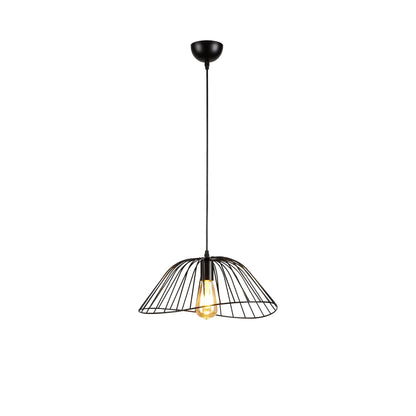 PDC 6082 BK 1/Φ ΜΕΤΑΛΛΙΚΟ ΜΑΥΡΟ ΦΡΟΥΤΙΕΡΑ 1xΕ27 Φ40x(35-100)