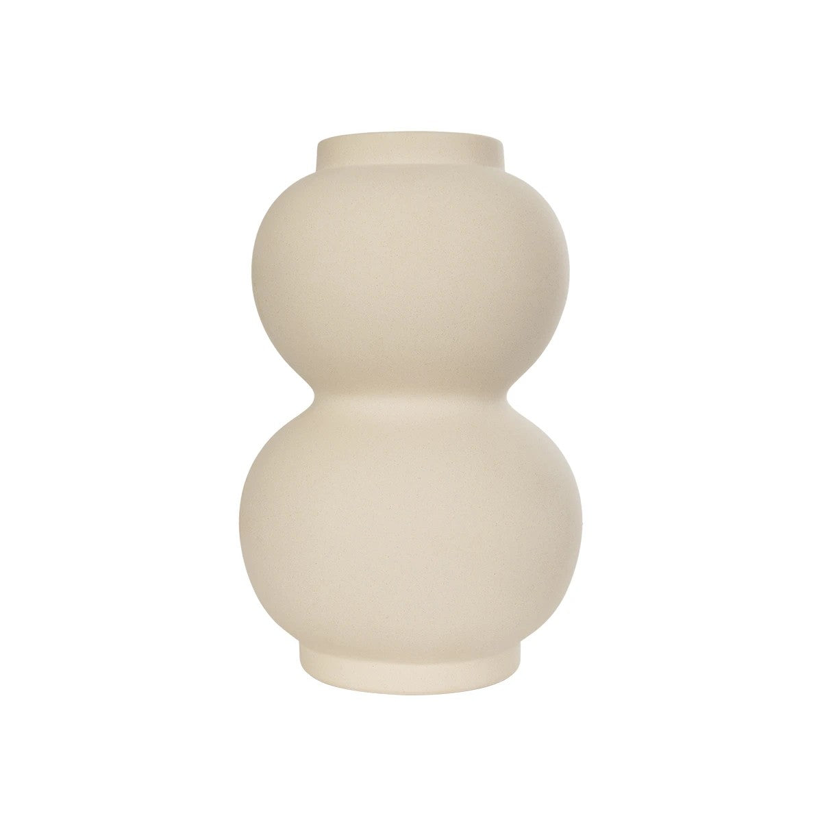 PEARL 21265 Διακοσμητικό Κεραμικό Βάζo Μπεζ Π13 x Μ13 x Υ21