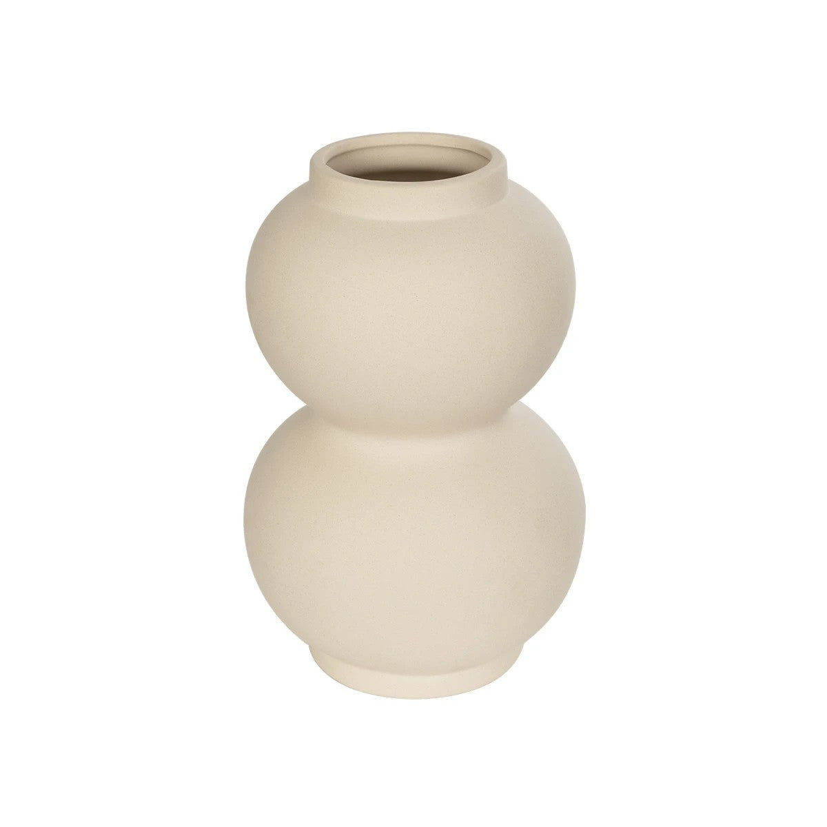 PEARL 21265 Διακοσμητικό Κεραμικό Βάζo Μπεζ Π13 x Μ13 x Υ21