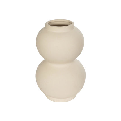 PEARL 21265 Διακοσμητικό Κεραμικό Βάζo Μπεζ Π13 x Μ13 x Υ21