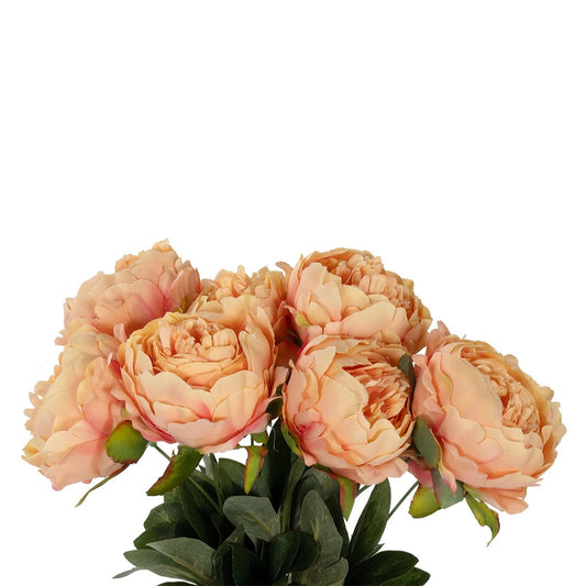 PEONY FLOWER 21297 Τεχνητό Διακοσμητικό Μπουκέτο Κλαδιά Παιώνιας Μ35 x Π23 x Υ46