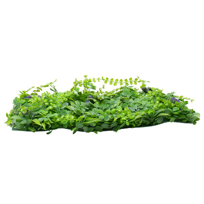PEPPEROMIA 78434 Τεχνητό Πάνελ Φυλλωσιάς / Κάθετος Κήπος Πεπερόμια & Ζεβρίνα - Πράσινο - Μ60 x Π9 x Υ40