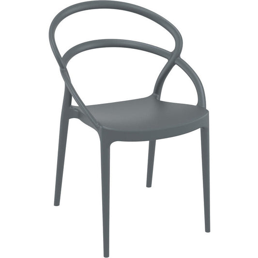 PIA DARK GREY ΚΑΡΕΚΛΑ ΠΟΛ/ΝΙΟΥ 54x56x82