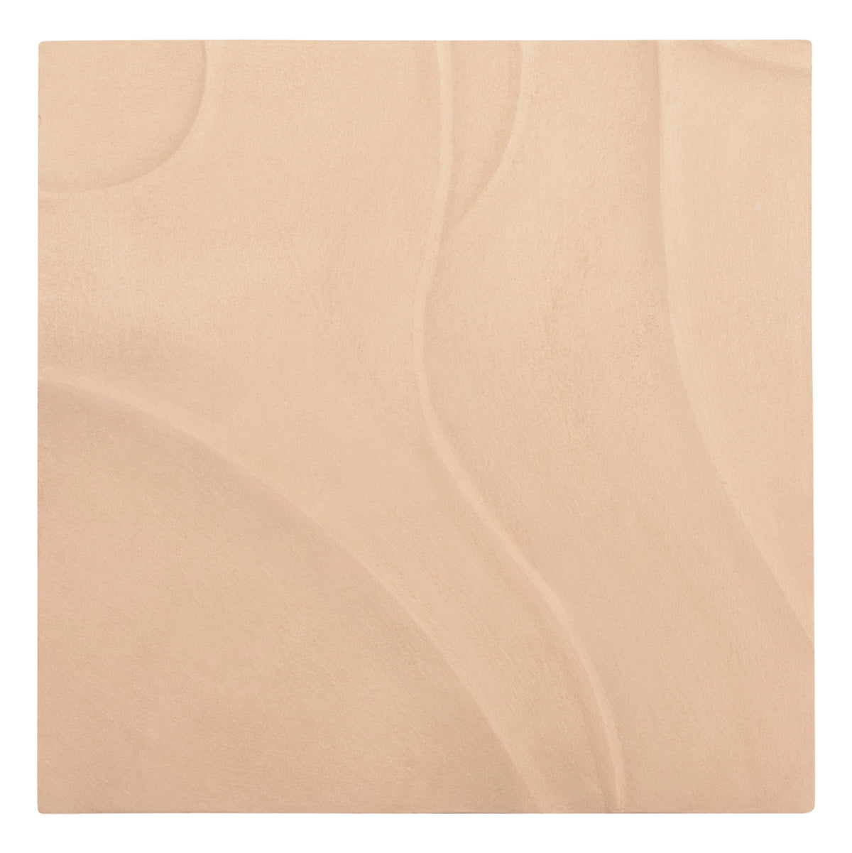 ΠΙΝΑΚΑΣ ΤΕΤΡΑΓΩΝΟΣ SANTORINI MDF ΣΕ ΜΠΕΖ ΧΡΩΜΑ 80x4x80