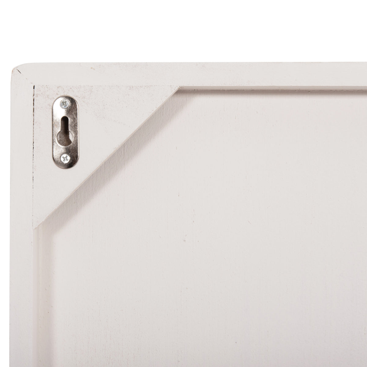 ΠΙΝΑΚΑΣ ΤΕΤΡΑΓΩΝΟΣ SANTORINI MDF ΣΕ ΥΠΟΛΕΥΚΟ ΧΡΩΜΑ 80x4,5x80