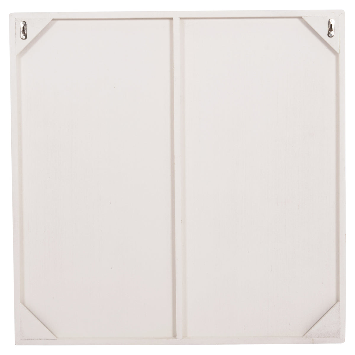 ΠΙΝΑΚΑΣ ΤΕΤΡΑΓΩΝΟΣ SANTORINI MDF ΣΕ ΥΠΟΛΕΥΚΟ ΧΡΩΜΑ 80x4,5x80