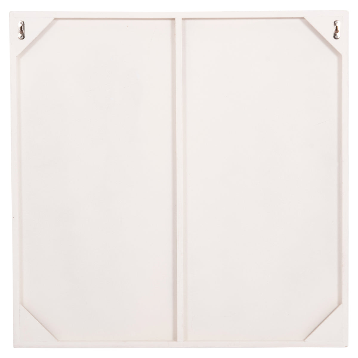ΠΙΝΑΚΑΣ ΤΕΤΡΑΓΩΝΟΣ SANTORINI MDF ΣΕ ΥΠΟΛΕΥΚΟ ΧΡΩΜΑ 80x4x80