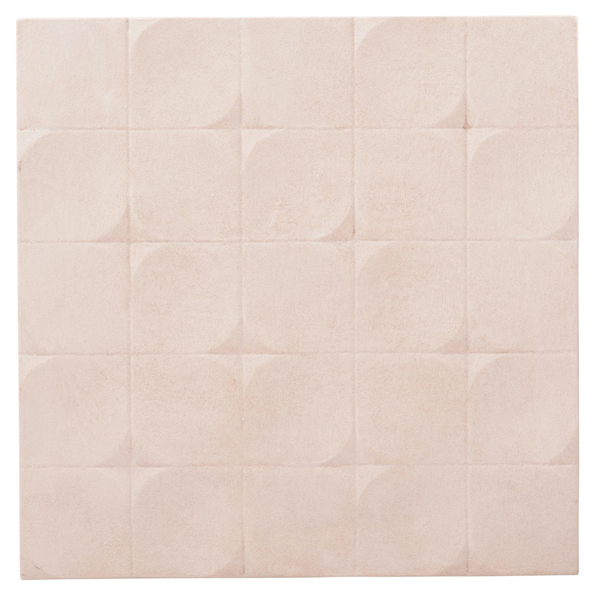 ΠΙΝΑΚΑΣ ΤΕΤΡΑΓΩΝΟΣ SANTORINI MDF ΣΕ ΥΠΟΛΕΥΚΟ ΧΡΩΜΑ 80x4,5x80