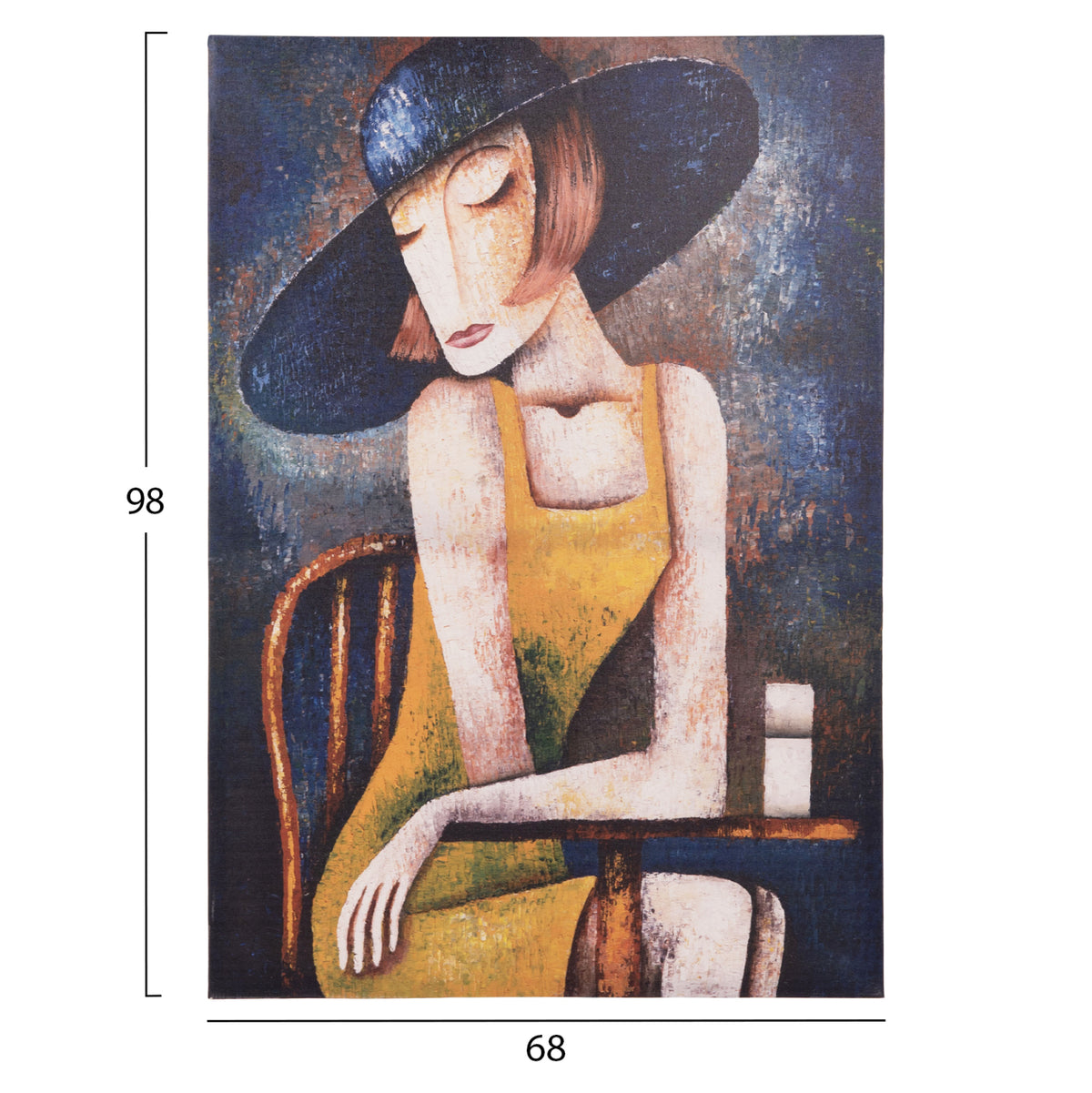 ΠΙΝΑΚΑΣ TOIXOY GOBI ΕΚΤΥΠΩΜΕΝΟΣ ΚΑΜΒΑΣ 68x2,5x98