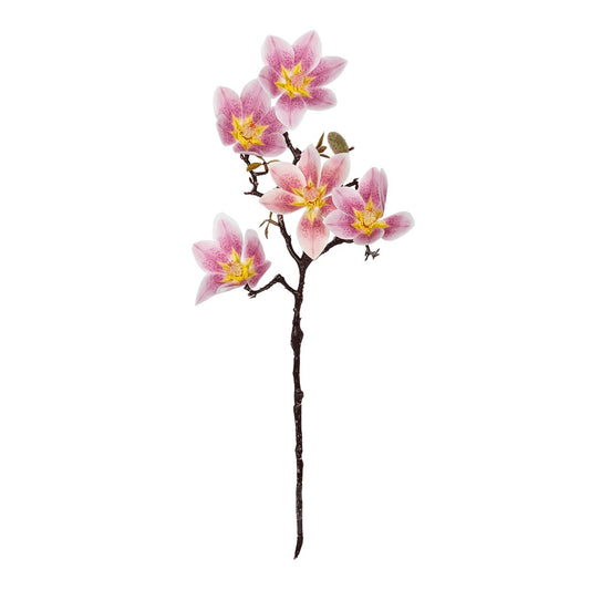 PING MAGNOLIA BRANCH 21424 Τεχνητό Διακοσμητικό Κλαδί Ροζ Μαγνόλια Y57cm