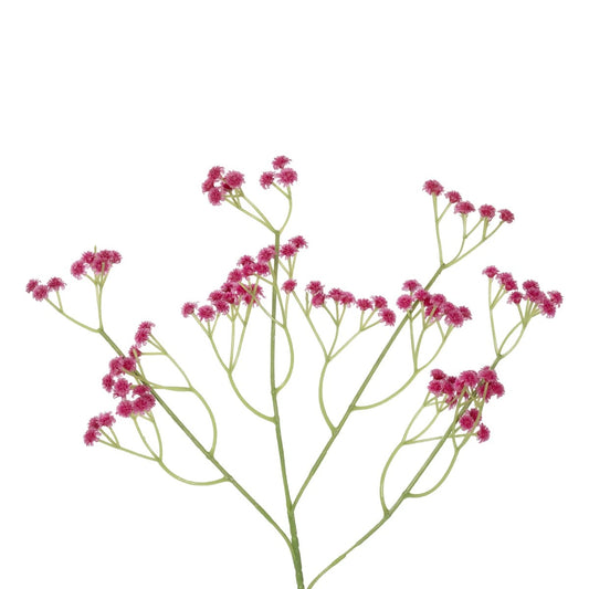 PINK BRANCH BABY BREATH 21368 Τεχνητό Διακοσμητικό Κλαδί Ροζ Γυψοφίλης Y61cm