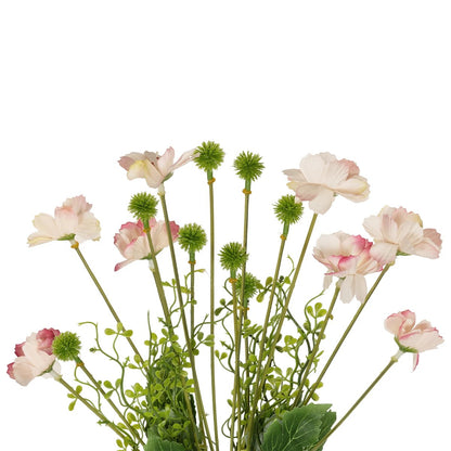 PINK CANAION FLOWER BOUQUET 21327 Τεχνητό Διακοσμητικό Μπουκέτο Ροζ Κάννα Y60cm
