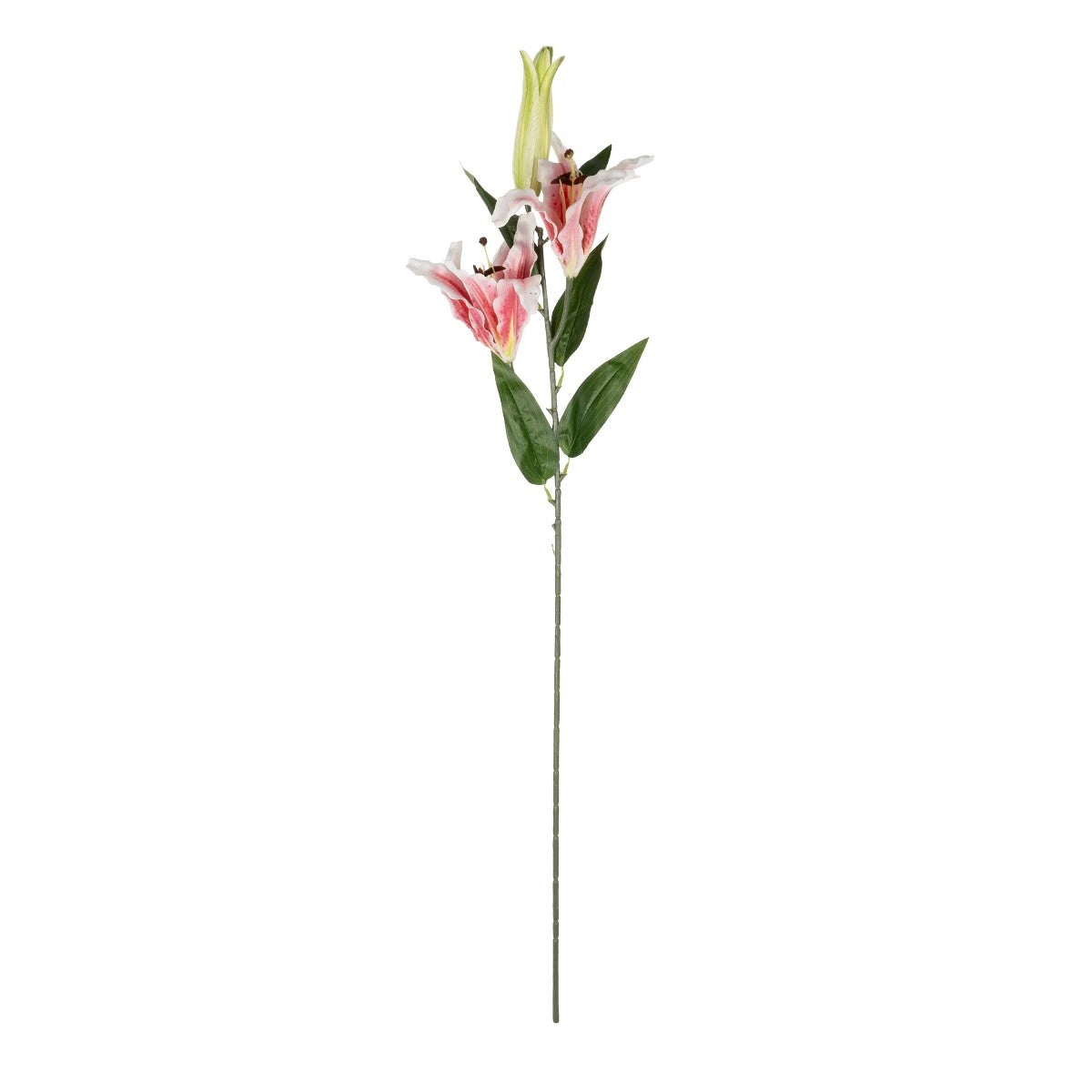PINK LILY BRANCH 21313 Τεχνητό Διακοσμητικό Κλαδί Ροζ Κρίνο Y106cm