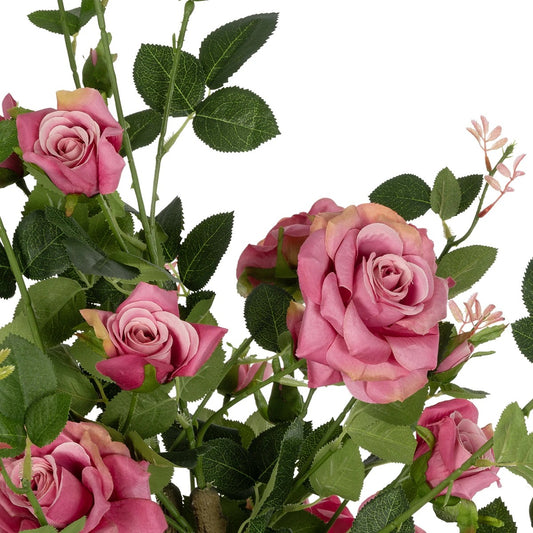 PINK ROSES 21072 Τεχνητό Διακοσμητικό Δέντρο Τριανταφυλλιά Μ50 x Π50 x Υ90