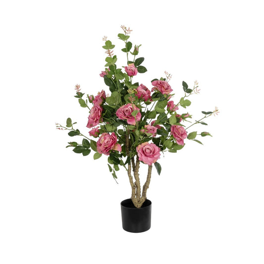 PINK ROSES 21072 Τεχνητό Διακοσμητικό Δέντρο Τριανταφυλλιά Μ50 x Π50 x Υ90