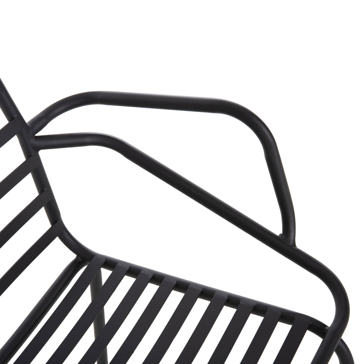 ΠΟΛΥΘΡΟΝΑ ΕΞ. ΧΩΡΟΥ FREE ΜΕΤΑΛΛΙΚΗ ΜΑΥΡΗ 61x53x87