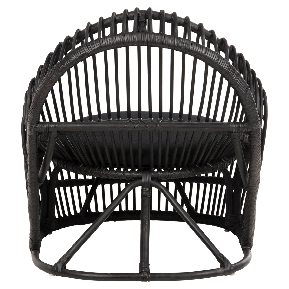 ΠΟΛΥΘΡΟΝΑ ENTROPY ΦΥΣΙΚΟ RATTAN ΜΕ ΜΑΞΙΛΑΡΙ ΜΑΥΡΟ 80x97x85