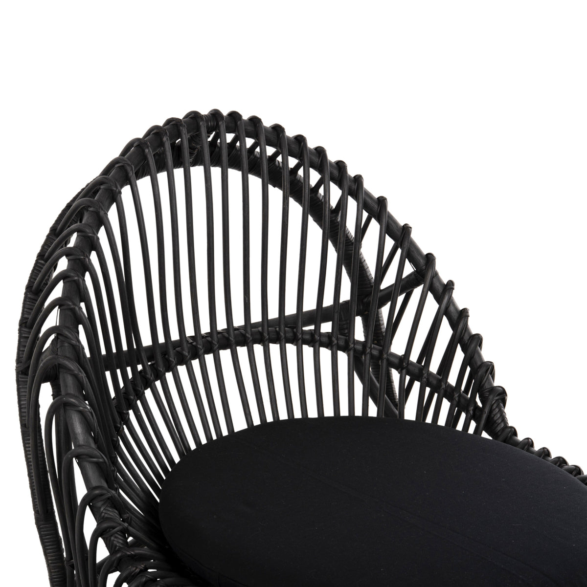 ΠΟΛΥΘΡΟΝΑ ENTROPY ΦΥΣΙΚΟ RATTAN ΜΕ ΜΑΞΙΛΑΡΙ ΜΑΥΡΟ 80x97x85