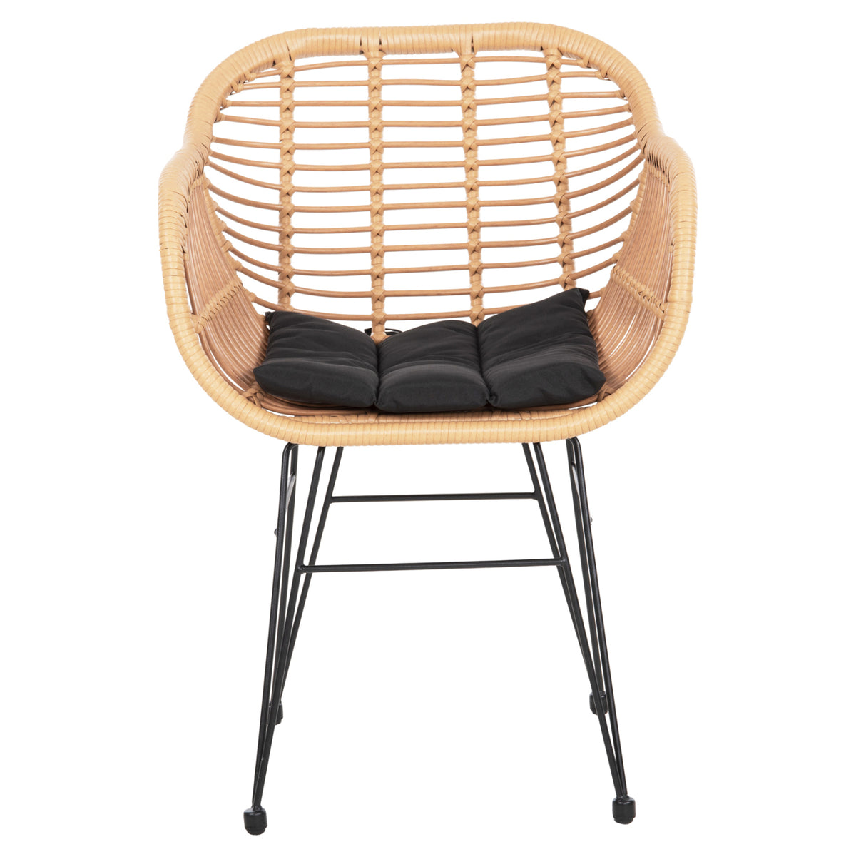 ΠΟΛΥΘΡΟΝΑ ΜΕ ΜΑΞΙΛΑΡΙ ΜΕΤΑΛΛΙΚΗ ALLEGRA ΜΕ WICKER ΜΠΕΖ 58x59x82