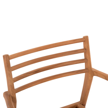 ΠΟΛΥΘΡΟΝΑ MOOSEN ΜΑΣΙΦ ΞΥΛΟ TEAK ΣΕ ΦΥΣΙΚΟ 59x60x78,5