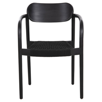 ΠΟΛΥΘΡΟΝΑ OSLO ΞΥΛΟ TEAK ΜΑΥΡΟ & ΜΑΥΡΟ ΣΧΟΙΝΙ 55x54x80